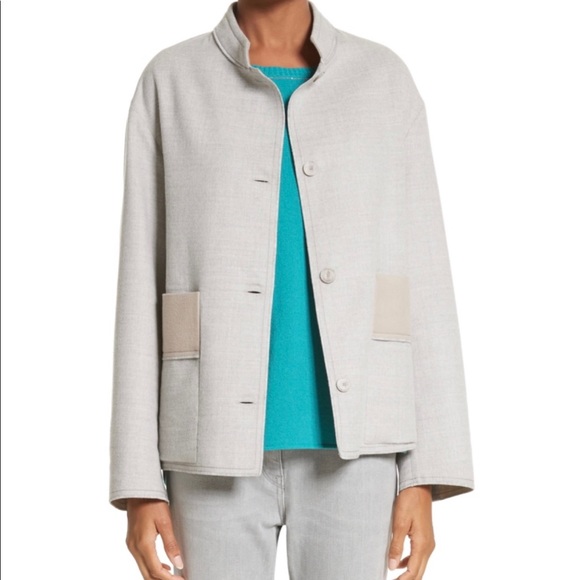 Fabiana Filippi double face silk and wool jacket